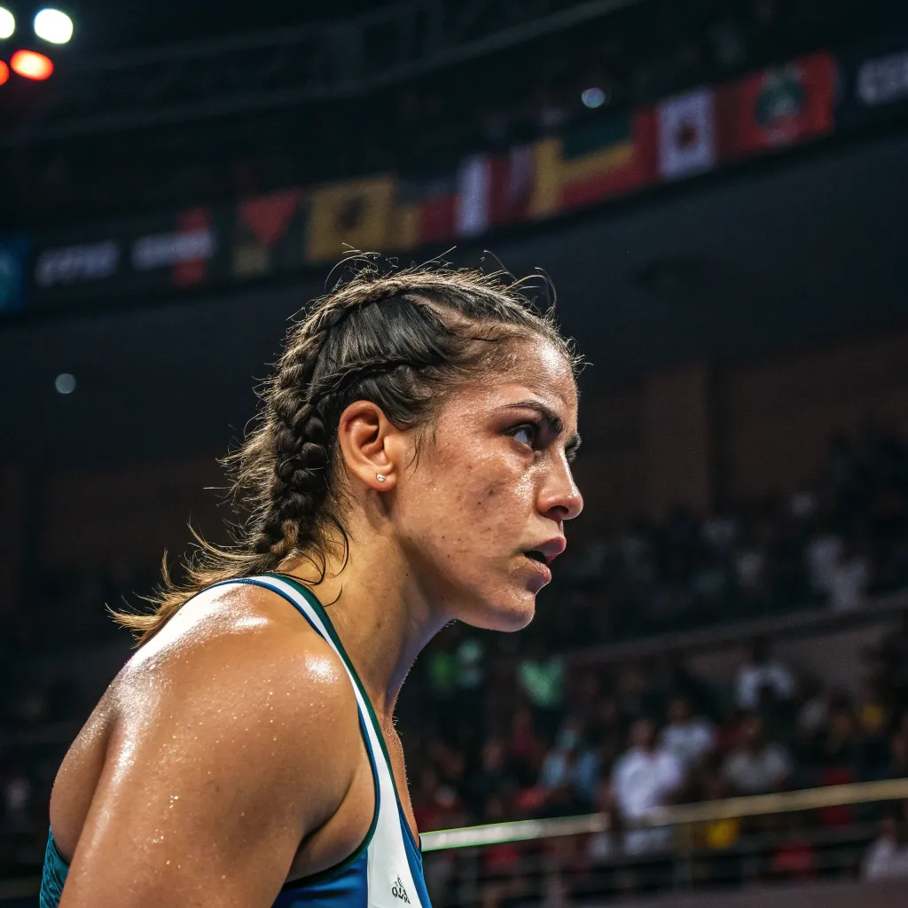 Sophia Martinez in a championship match